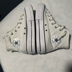 Converse All Star High-Tops in Off-White